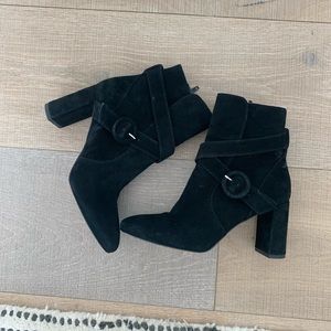 Ann Taylor Black Booties
